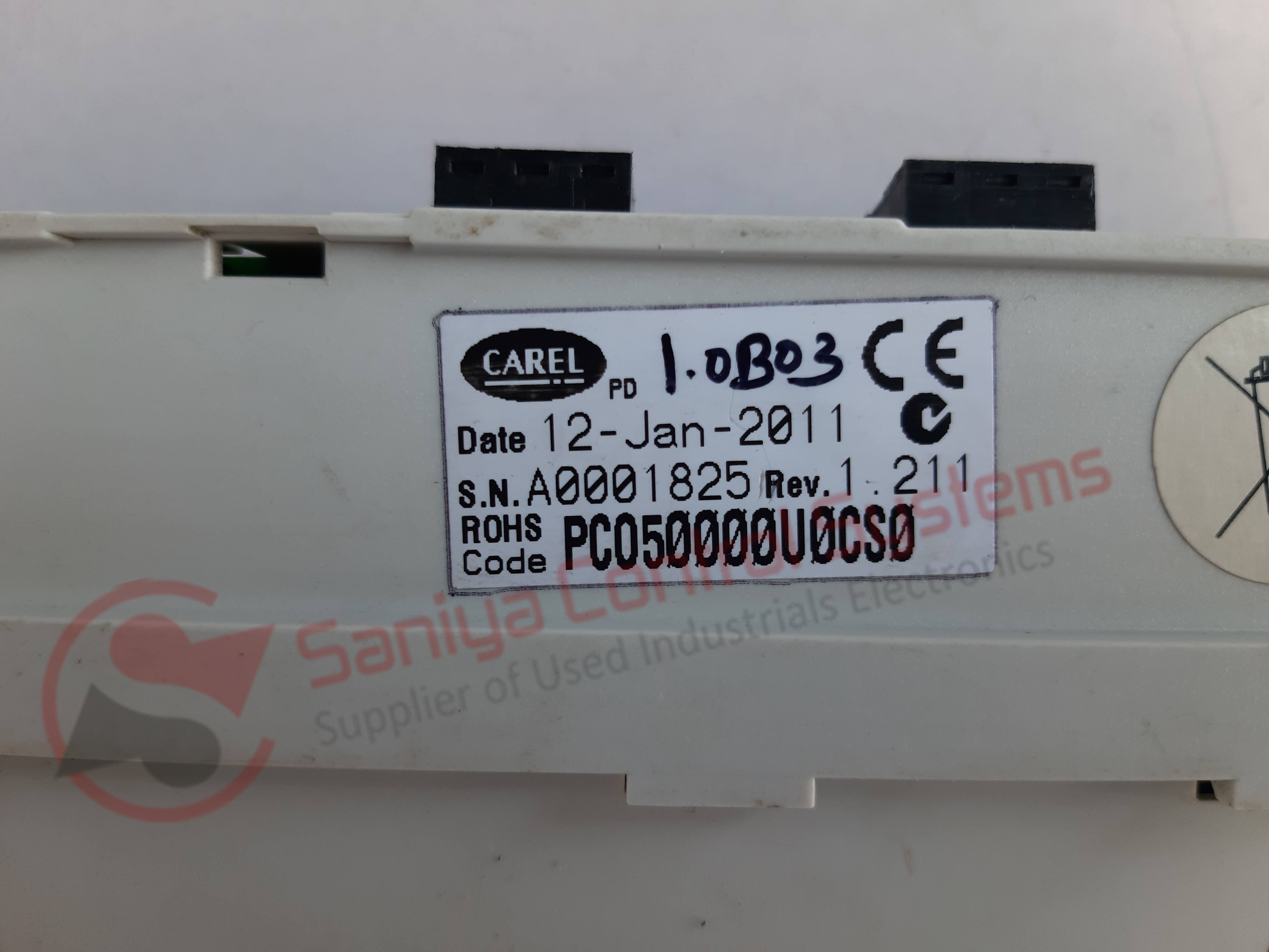 White Carel Pc050000u0cs0 Controller