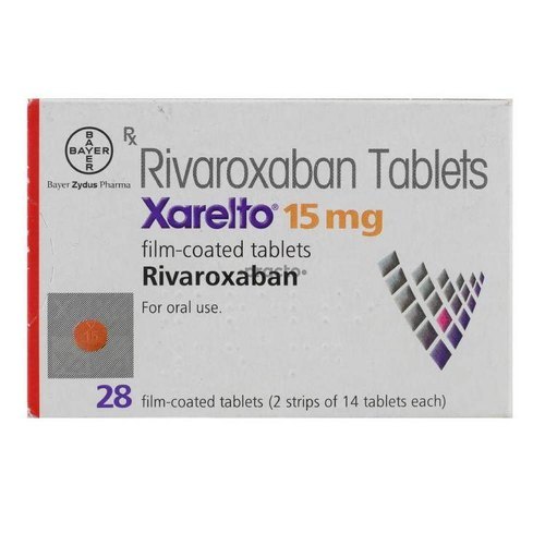 Rivaroxaban Tablets - 15 mg | Effective Blood Clot Prevention, 1000 Boxes, Suitable for Adults