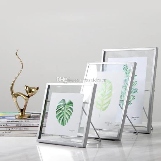 Glass Photo Frame - Brass Metal, 152.4x101.6mm, Clear Glass With Gold Finishing | Professional Style For Elegant Home Decor