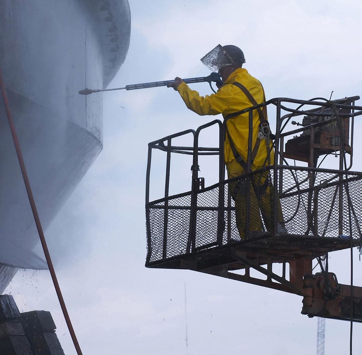 Cold Water High Pressure Jet Cleaner - Color: Yellow