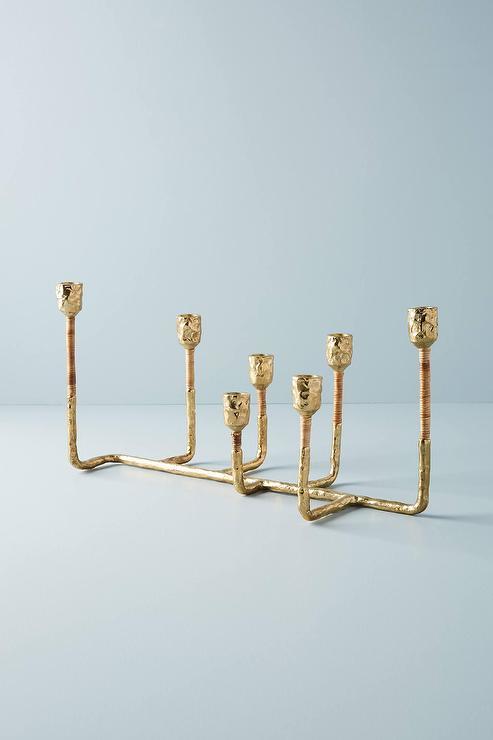 Modern Brass High Quality Candle Holder