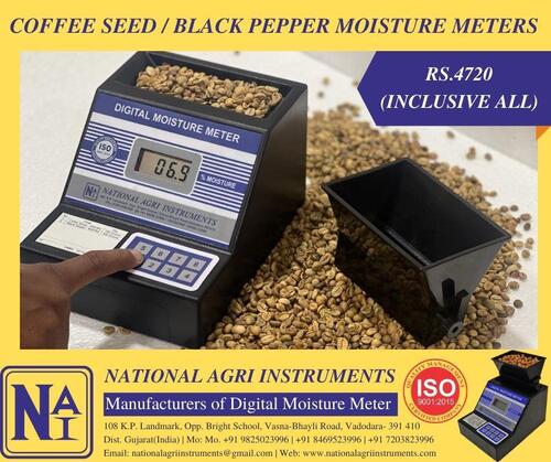 Coffee Digital Moisture Meter - Accuracy: 99.99  %
