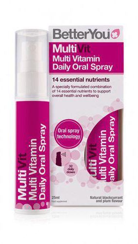 Multivitamin Spray Suitable For: Suitable For All