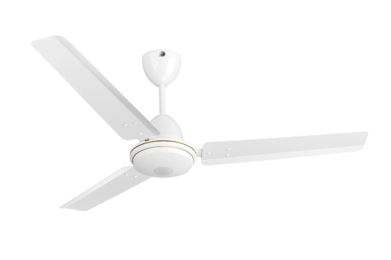 Solar Ceiling Fan - Aluminium 1400mm | 3 Blades, 12v Dc, Remote Controlled, Solar Powered, 35w, Low Noise, 2-year Warranty