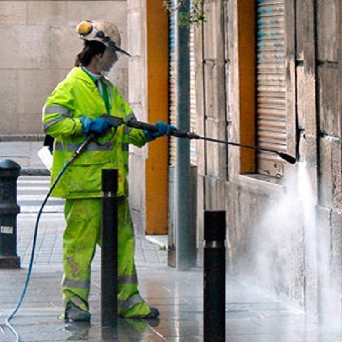 Grey Industrial Pressure Cleaner