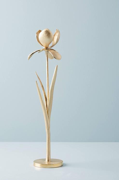 Brass Fingergrip Candle Holder