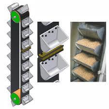 Cherry Bucket Elevator Belts - Food Grade Organic Polymer Blend, High-quality Yarn Composition For Rice Mill Dryers