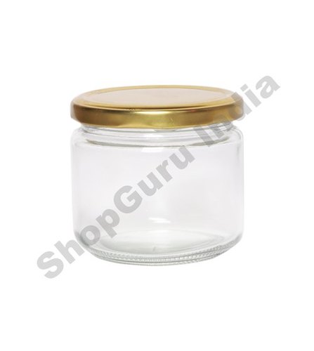 350ml Salsa Glass Jar - Glass, 350ml Size, Transparent Color | Hollow Structure, Smooth Surface for Efficient Packing