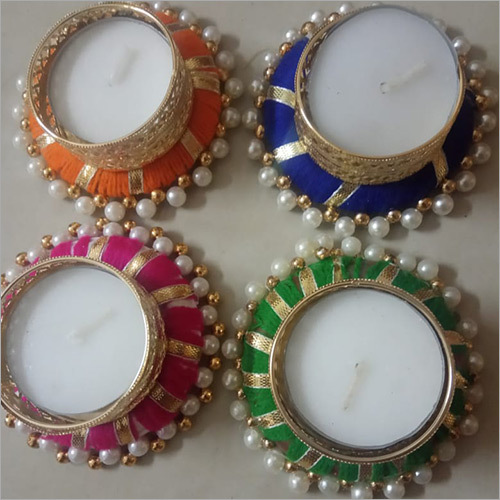 Lacadeau Decorative Terracotta Diya for Diwali