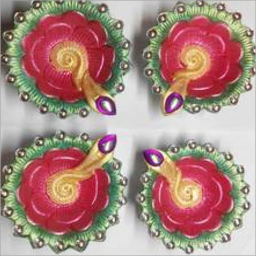 Decorative Terracotta Diyas Set