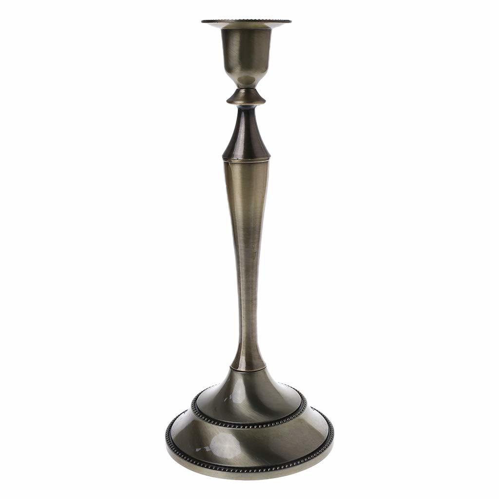 Solid Brass Silver Shining Candle Holder