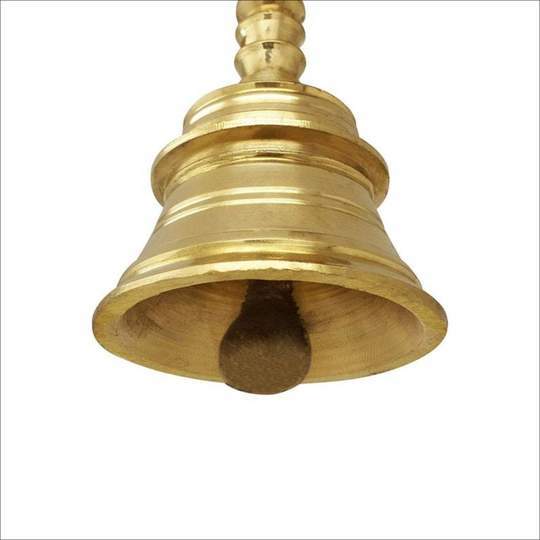 Polishing Brass Bell Ritual Bell Golden Color Spiritual Bell