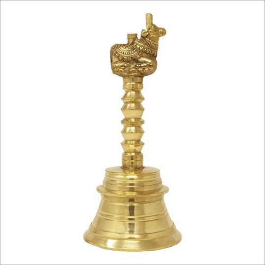 Polishing Brass Bell Ritual Bell Golden Color Spiritual Bell