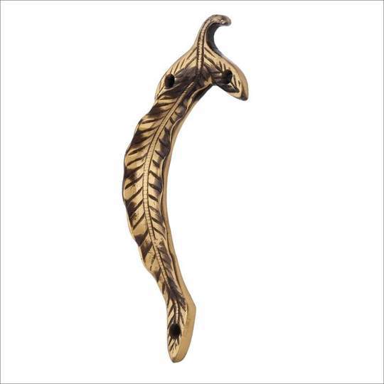 Polishing Brass Leaf Design Handle Outdoor Handle Window Handles