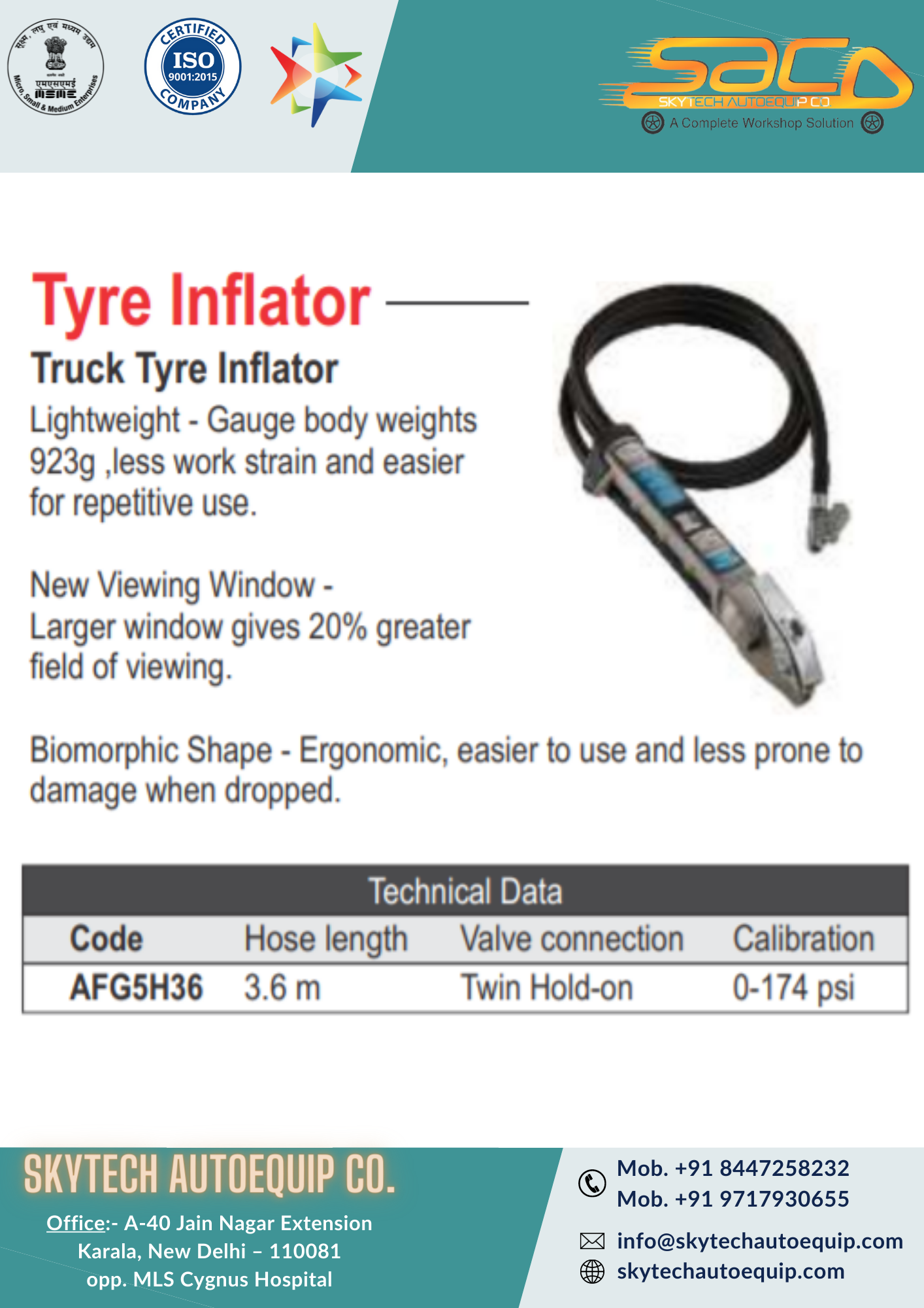 Truck Tyre Inflator Warranty: 1