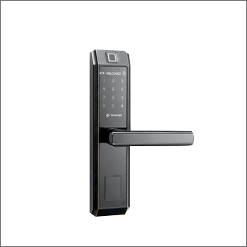 Biometric Lock - Zinc Alloy, 120mm x 70mm x 30mm | 100 User Fingerprint & Keycard Capacity, 1 Year Battery Life