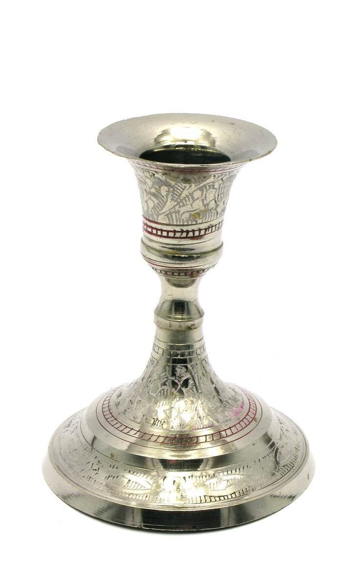 Brass Three Different Size Of Tree Candle Holder