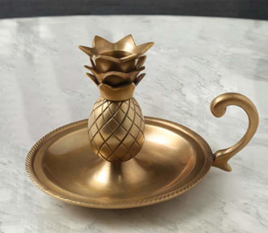 Brass Three Different Size Of Tree Candle Holder