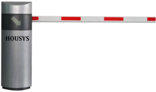 Semi automatic boom barrier