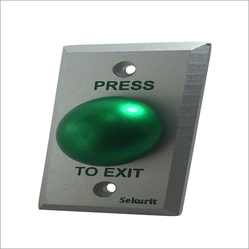Ss Double Pole Green Push Button - Color: Sliver