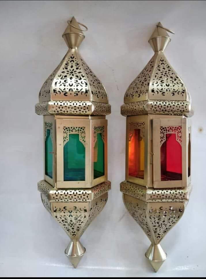 Antique Lantern - Wood, 12x8x6 Inches, Black | Ambient Lighting, Durable Material, Elegant Design, Portable, Rustic Charm