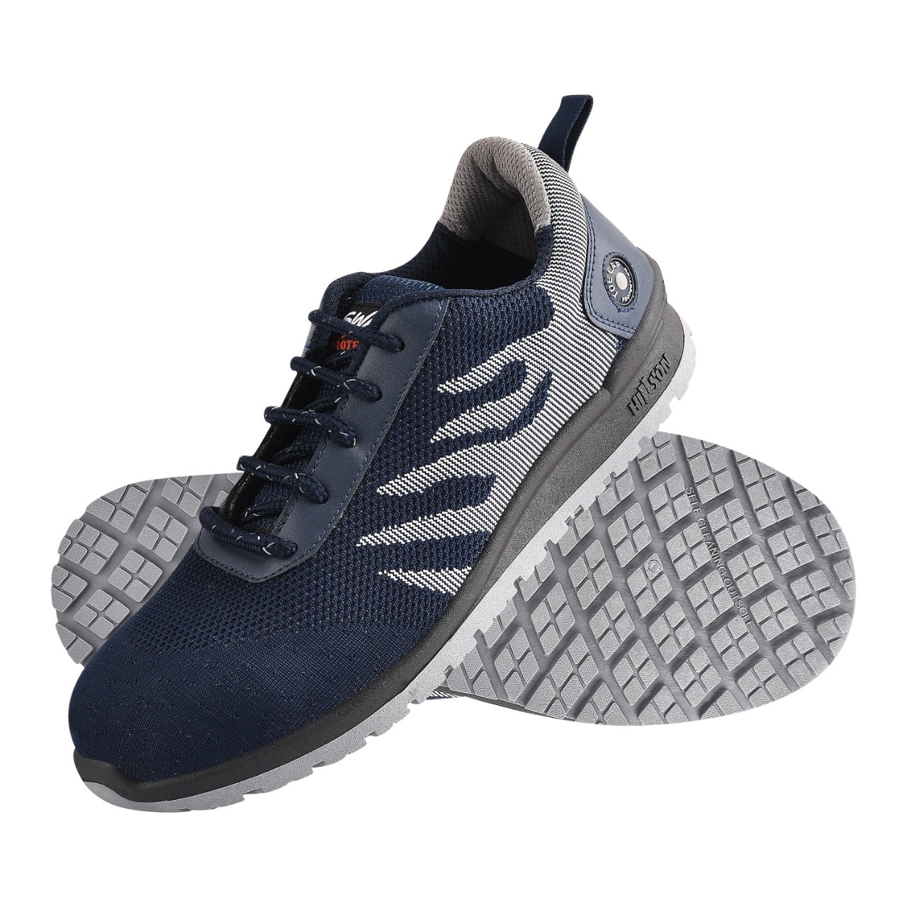 Blue And Gray Hillson Stylish Shoes
