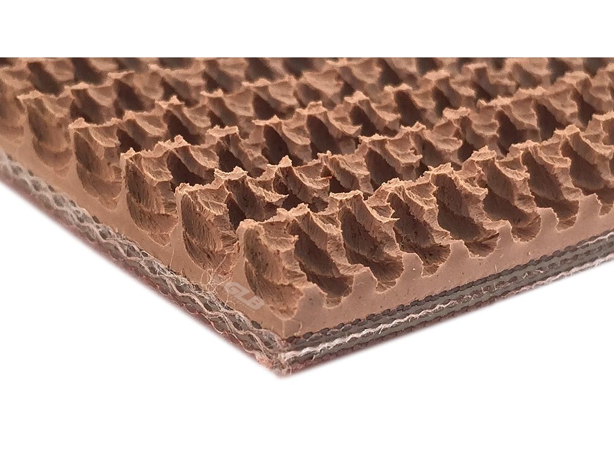 Rough Top Conveyor Belt - Rubber And Pvc Material, Flat Belt Structure, Vibration Absorption And Impact Minimization Features
