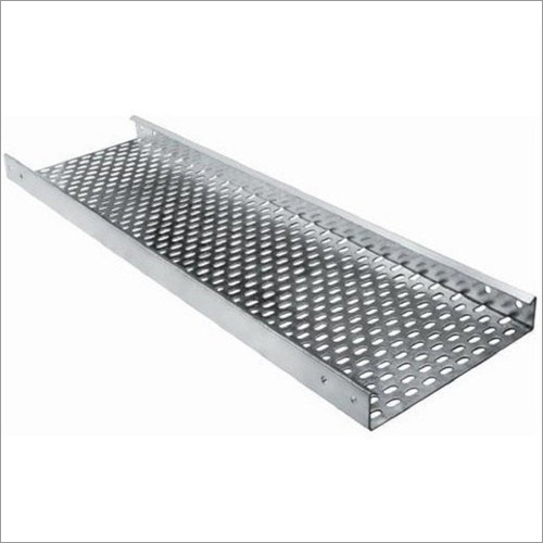 Perforated Cable Tray - Steel, Customizable Length & Width, Zinc Coated Finish | Airy Design, Strong Support, Corrosion Resistant, Easy Installation