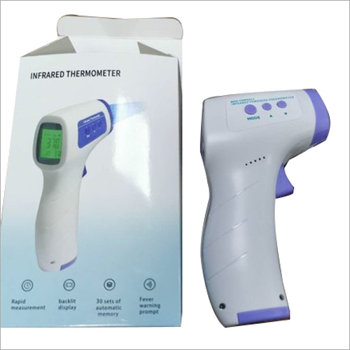 Handheld Infrared Thermometer - Plastic, 150 x 80 x 40 mm | ±0.2°C Accuracy, LCD Display, 32.0°C to 43.0°C Temperature Range