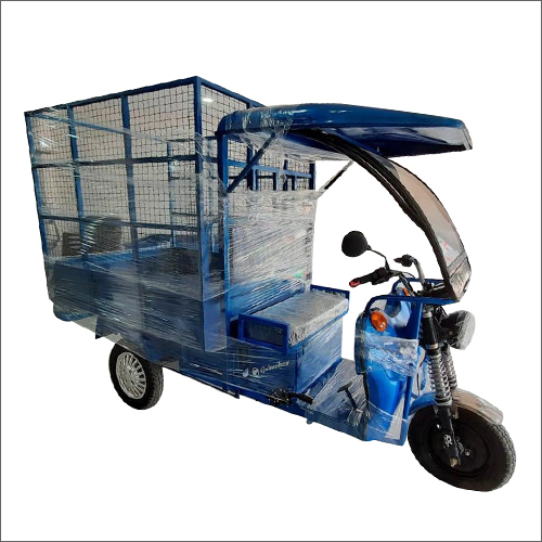 Mesh Body Loader E-rickshaw Tire Size: 80mm
