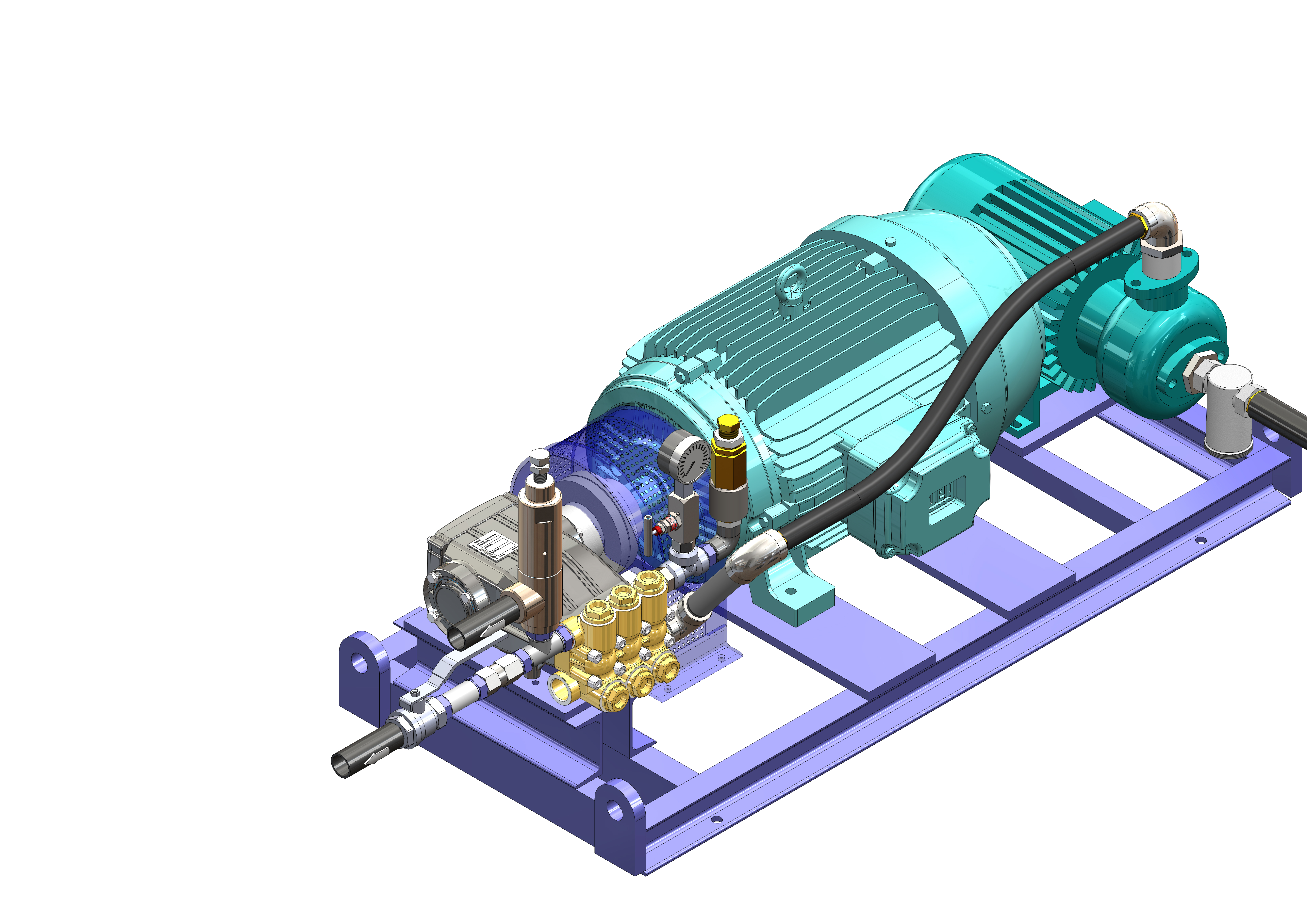 Hw Series - Sewer Jetting Pump Application: Sewage