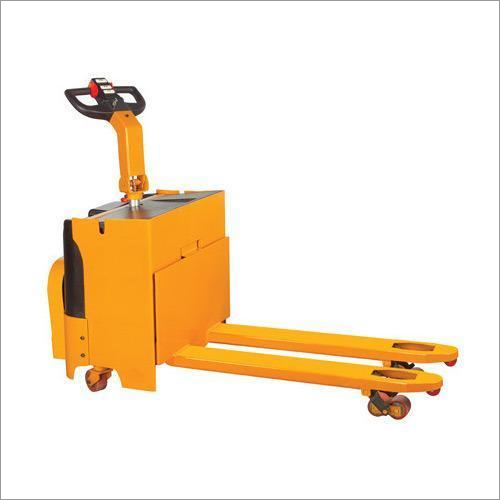 Paper Roll Pallet Truck - Color: Yellow