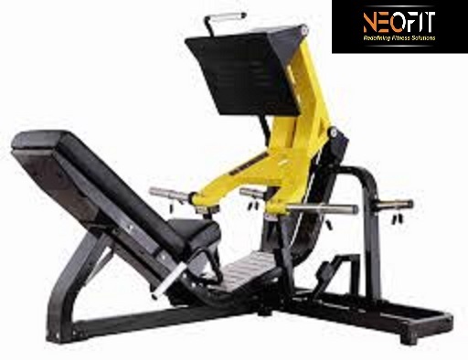 Leg Press Machine - Mild Steel 150 Lbs Weight Pu Leather Seat | Commercial Use Manual Operation Adjustable Resistance Durable Bio Mechanics