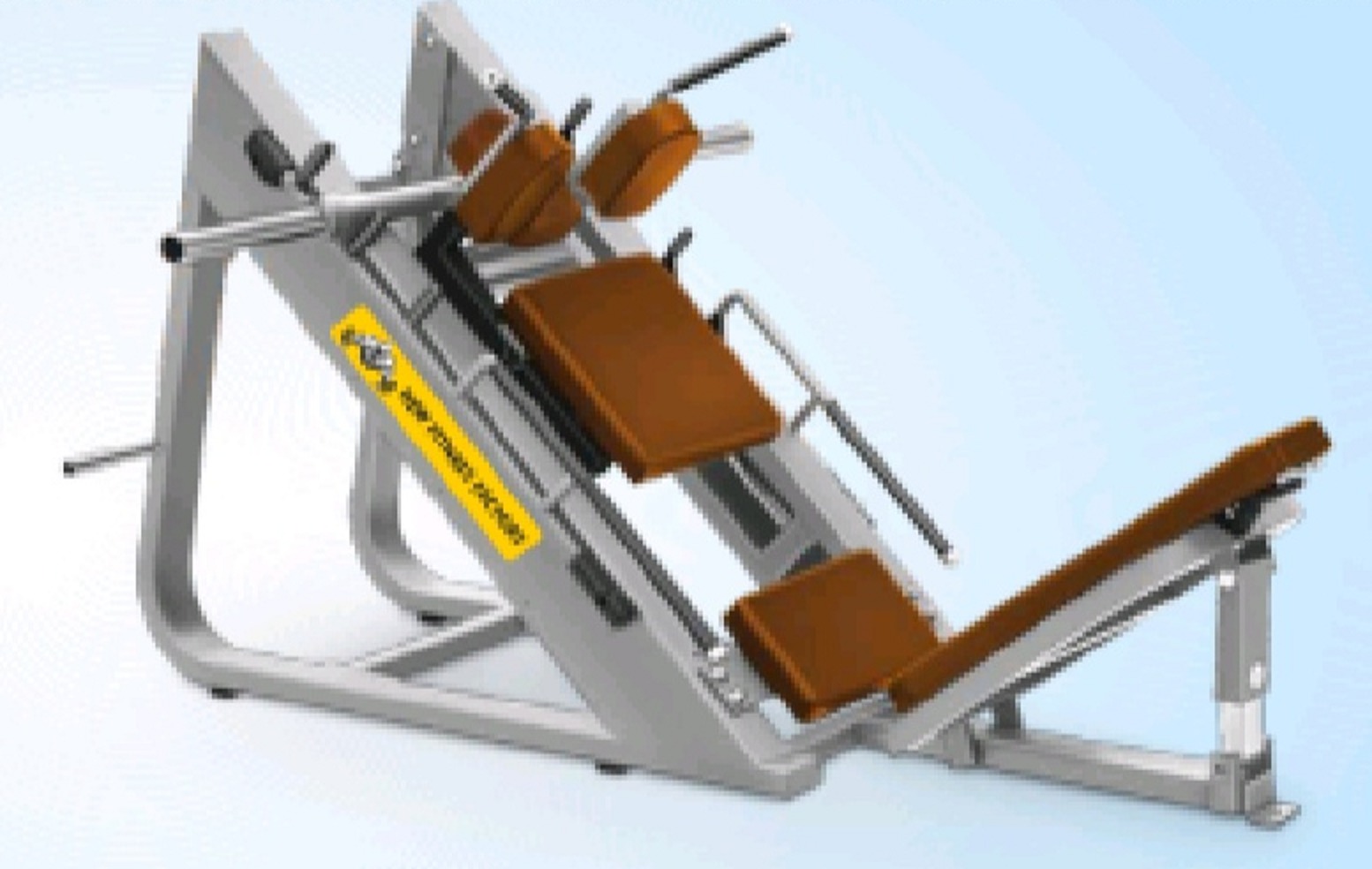 Leg Press Machine - Mild Steel 150 Lbs Weight Pu Leather Seat | Commercial Use Manual Operation Adjustable Resistance Durable Bio Mechanics