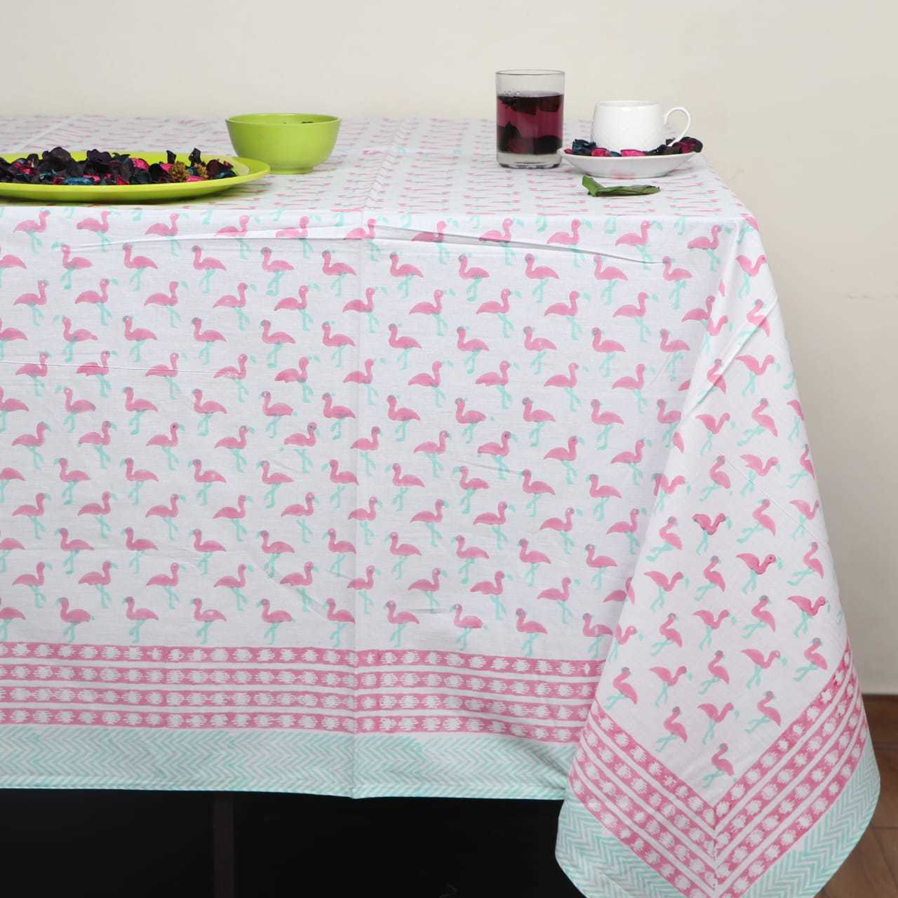 Multi Handblock Printed Table Cover