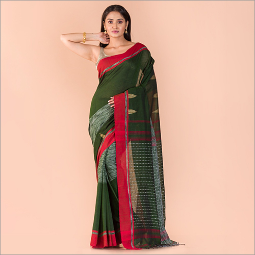 मल्टी कलर लेडीज़ फैंसी कॉटन साड़ी