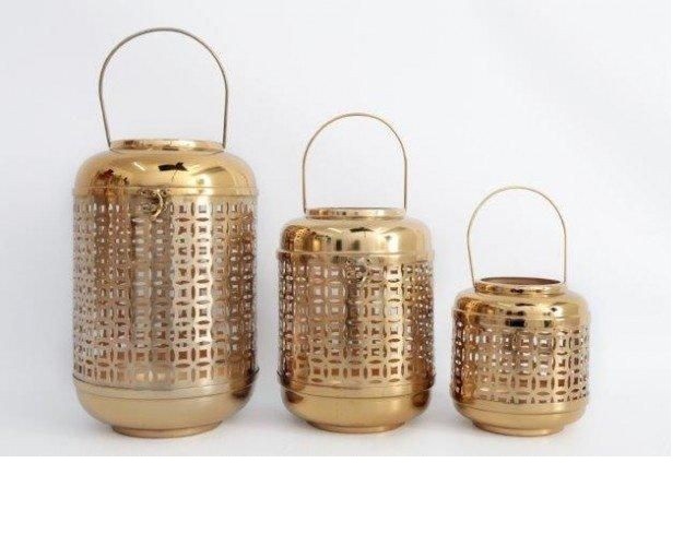 Candle Holder - Handmade Metal Iron Votive, Elegant Coated Design For Home And Wedding Decoration, Ideal For Pillar Or Tea Light Candles