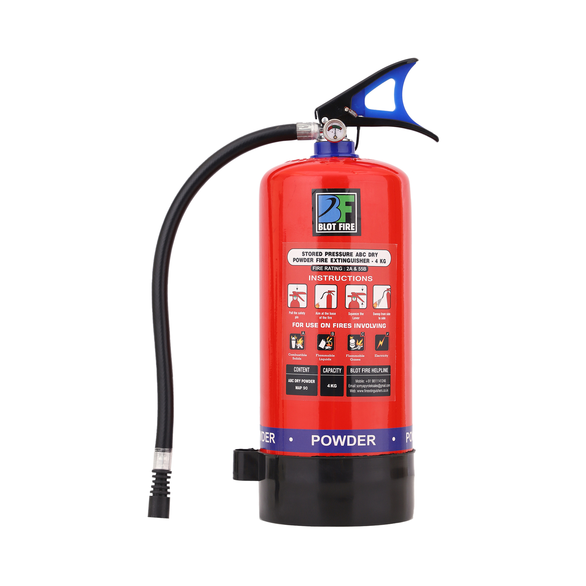 Blot Fire 4kg Extinguisher