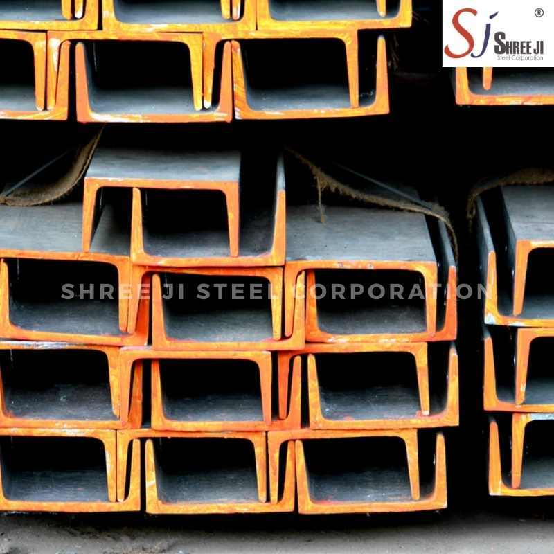 Ms Channel Bar - Mild Steel, 75x40x4mm To 400x100x8.8mm Sizes | Rugged Construction, Durable Finishing, Rust Resistance