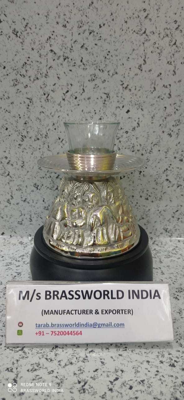 Brass Tea Light Engraved Candle Holder Church Supplies
