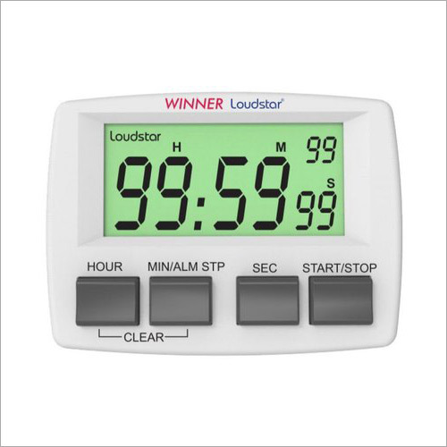 High Accuracy Digital Timer For Laboratory - Color: White