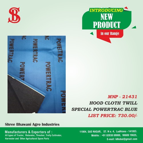 TRACTOR HOOD CLOTH