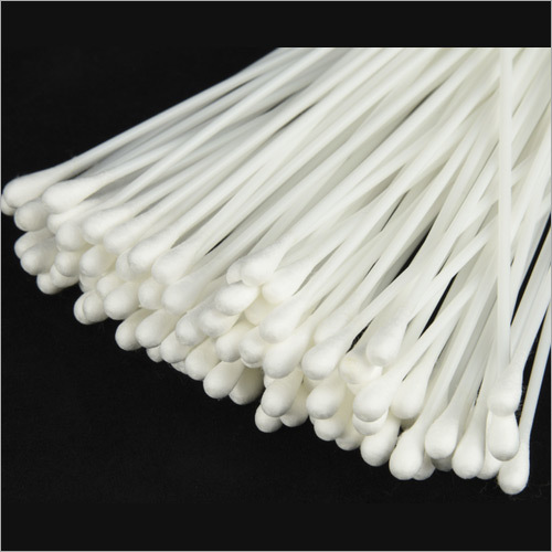 Fusion Biotech Polyester Corona Swab Sticks - Nasal Swab, White | Waterproof, Non-disposable, Non-recyclable, Icmr Approved