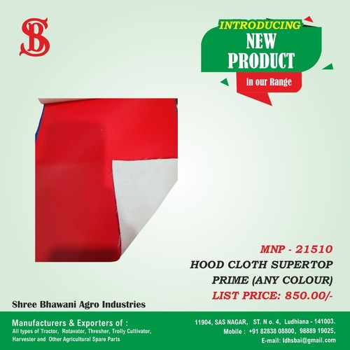 Tractor Hood Cloth
