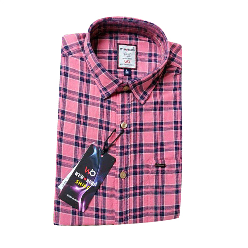 Mens Cotton Check Shirts