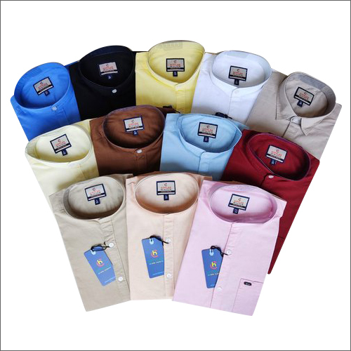 Mens Formal Plain Shirt