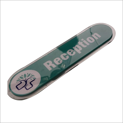 Acrylic Name Plate - Scratch Resistant, 6x12 Inches | Custom Shapes, Vibrant Colors, Superior Finish
