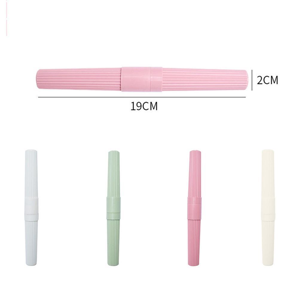 Plastic Toothbrush Holder - Durable Bpa-free Material | Stylish Design, Easy To Clean, Space-saving Solution