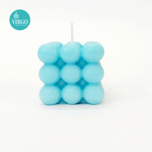 Big Bubble: Scented Bubble Cube Candle - Burning Time: 12-15 Hours