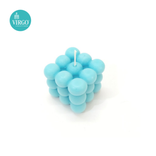 Big Bubble: Scented Bubble Cube Candle - Burning Time: 12-15 Hours